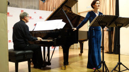 Estreno de Lienzos Inmóviles.Fuensanta Morcillo, soprano y Albert Nieto, piano en el estreno Lienzos inmóviles de Graciela Jiménez
